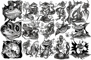 the frog wizard tattoo idea