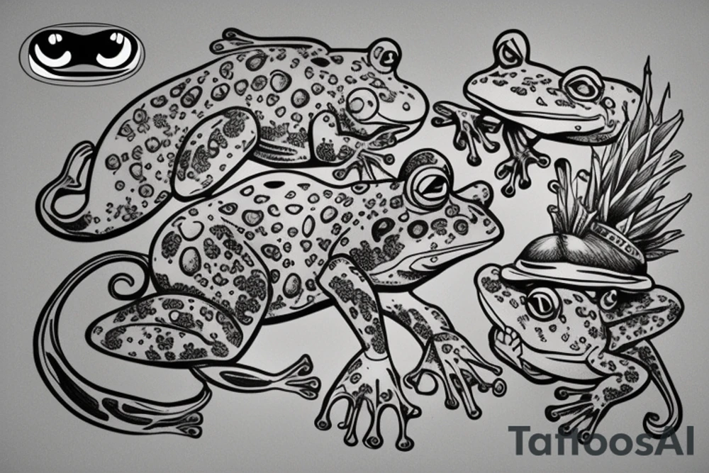 the frog wizard tattoo idea