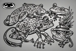 the frog wizard tattoo idea