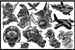 1st Aviation Brigade and Old Ironsides tattoo idea