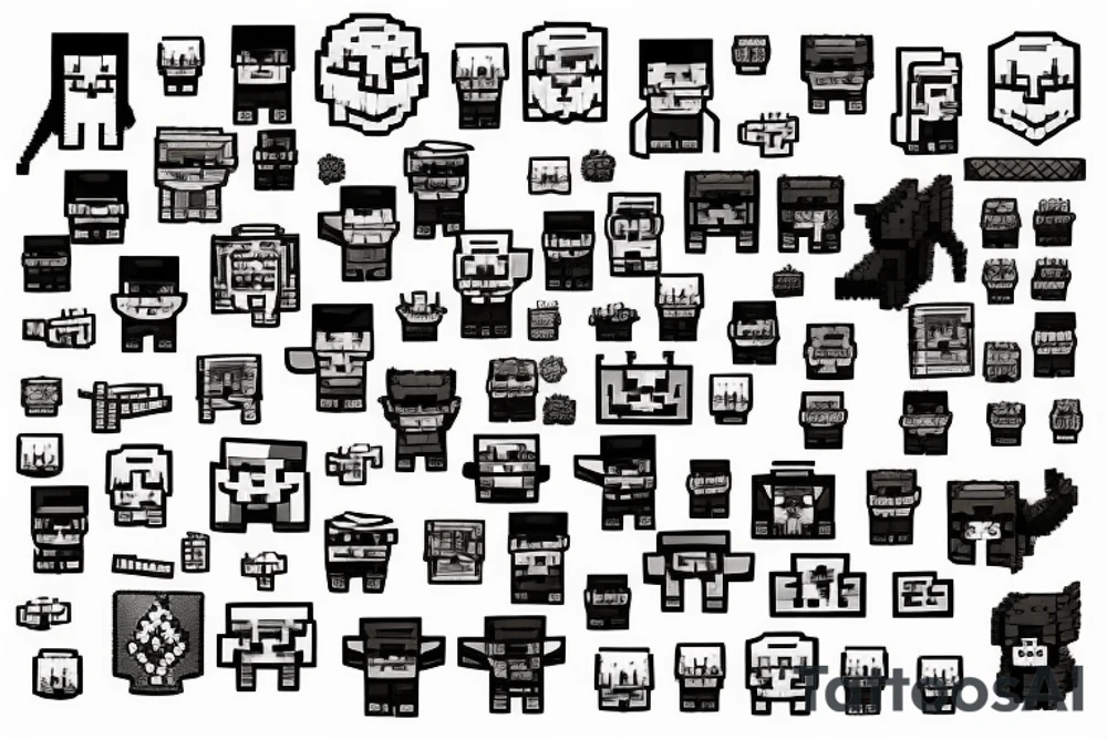 minecraft tattoo idea