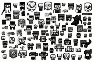 minecraft tattoo idea