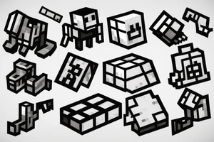 minecraft tattoo idea