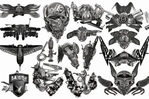 1st Aviation Brigade and 1st Armored Division tattoo idea