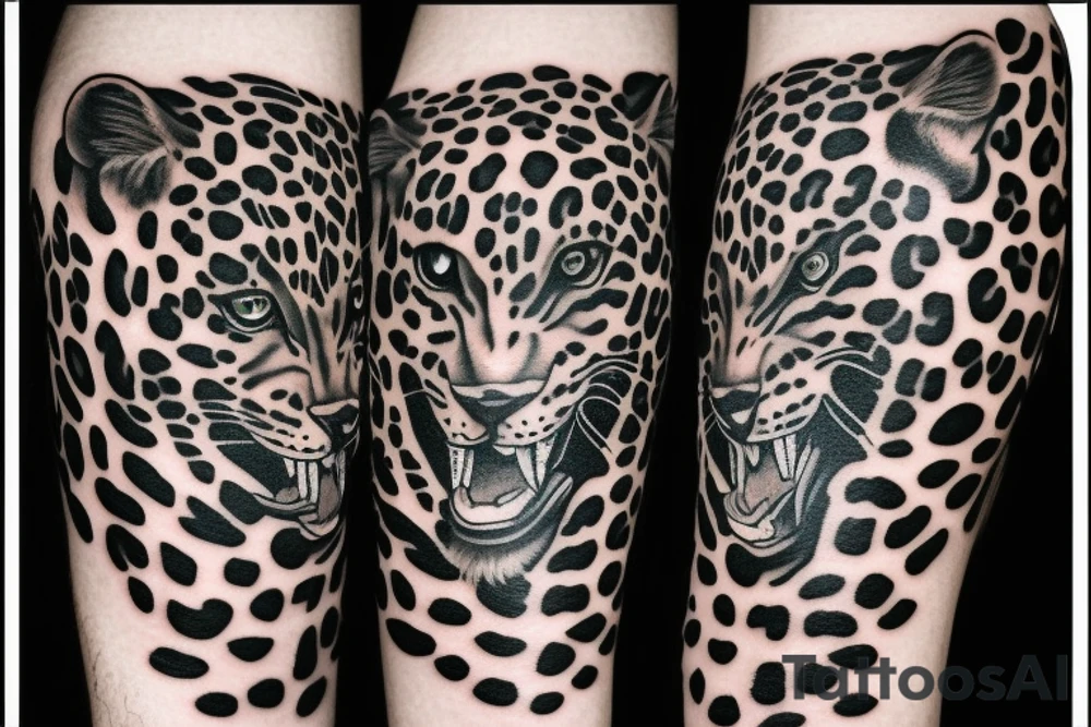 leopard tattoo idea