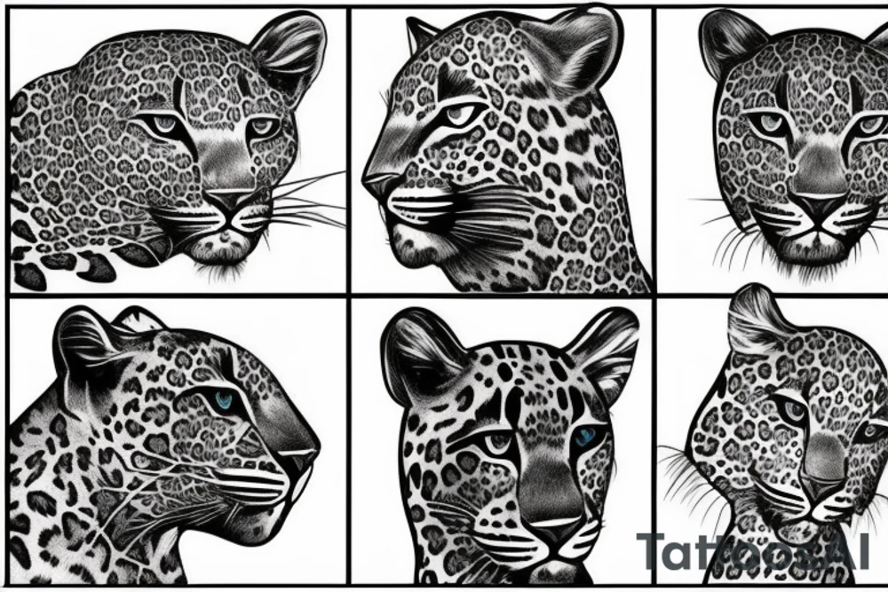 leopard tattoo idea