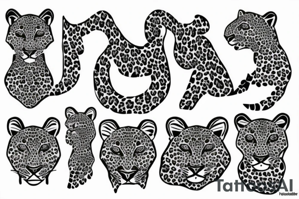 leopard tattoo idea