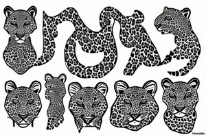 leopard tattoo idea
