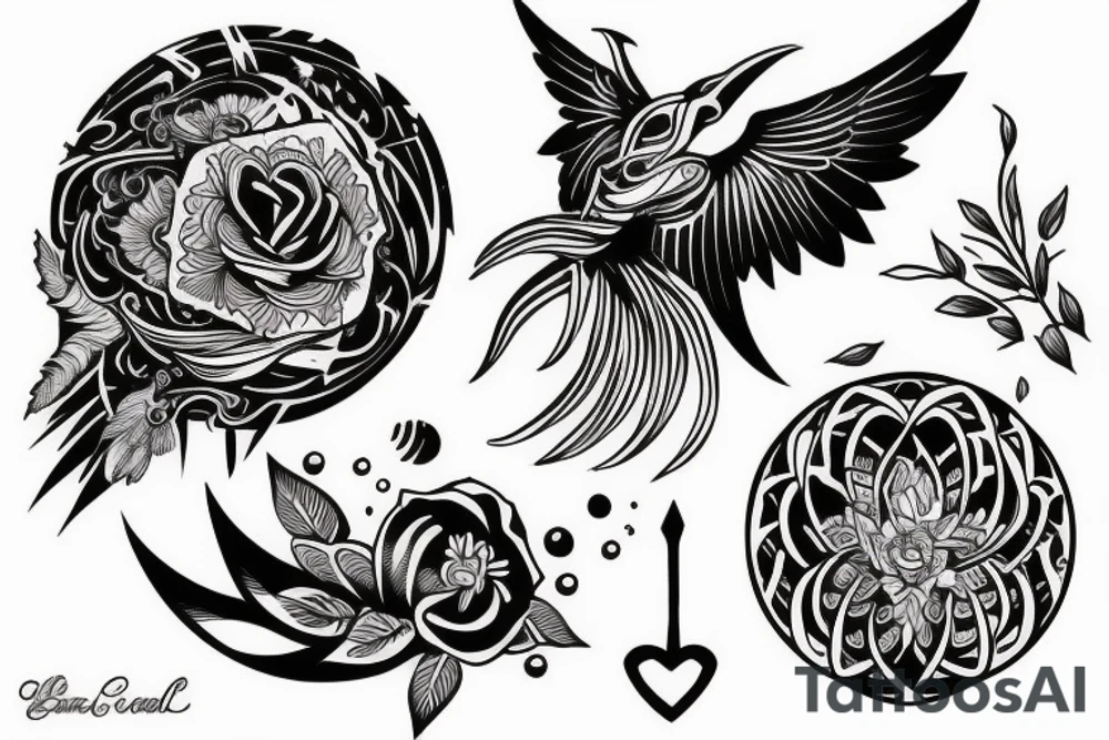 Lune-ciel-merveilleux tattoo idea