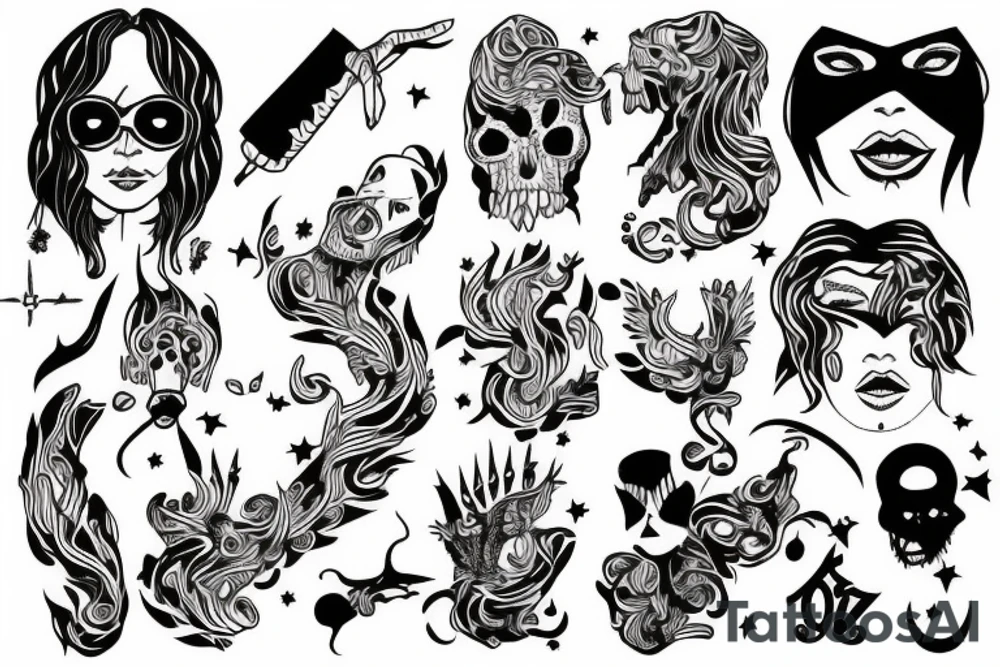 Ozzy Ozznourne tattoo idea