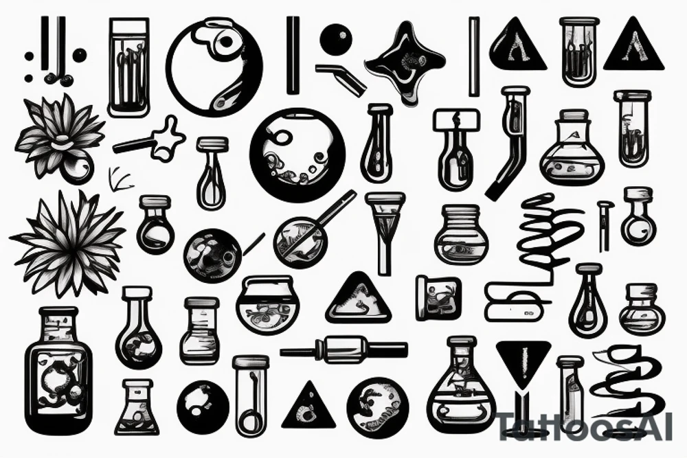 chemistry, sigaret tattoo idea
