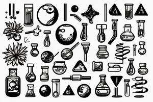 chemistry, sigaret tattoo idea