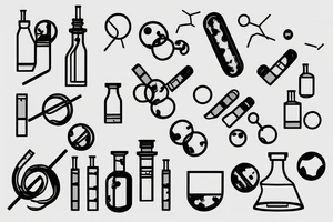 chemistry, sigaret tattoo idea