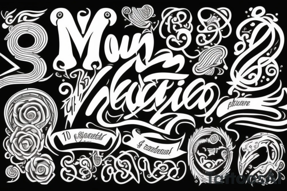 No two words tattoo idea