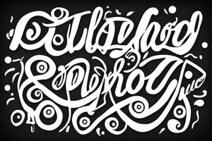 “No two words” tattoo idea