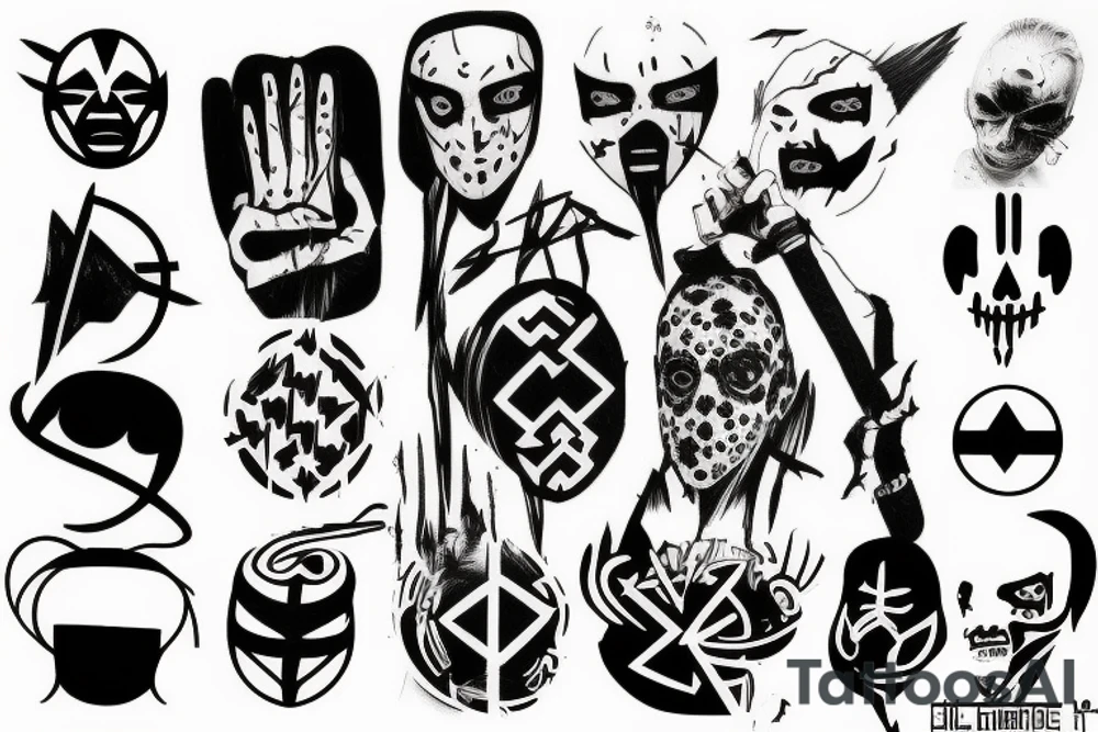 House music, Depeche Mode, Prodigy, Angerfist tattoo idea