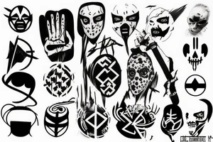 House music, Depeche Mode, Prodigy, Angerfist tattoo idea