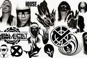 House music, Depeche Mode, Prodigy, Angerfist tattoo idea