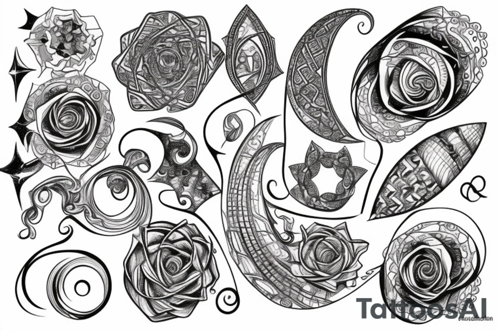 Fibonacci sequence with a space within it tattoo idea