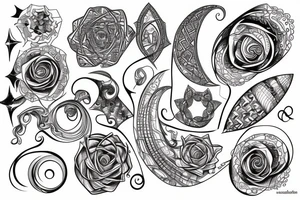 Fibonacci sequence with a space within it tattoo idea