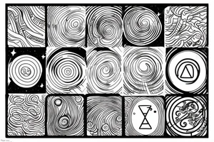 Golden ratio with a space within it tattoo idea