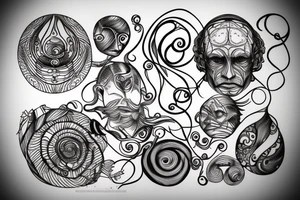 Golden ratio with a space within it tattoo idea