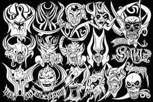 Satan tattoo idea