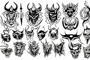 Satan tattoo idea