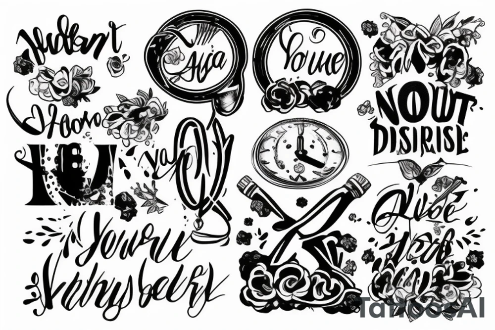 You are not done yet tattoo idea