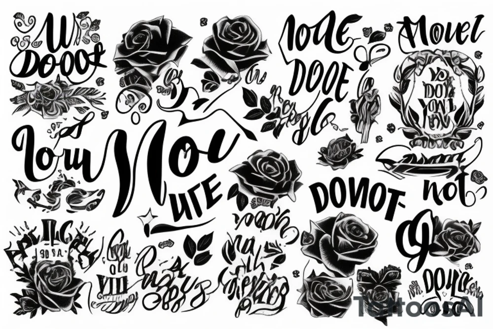 You are not done yet tattoo idea