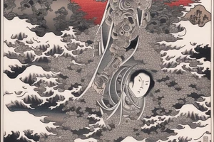 it should include themes of engineering, japan, Space, Stoicism and warrior tattoo idea
