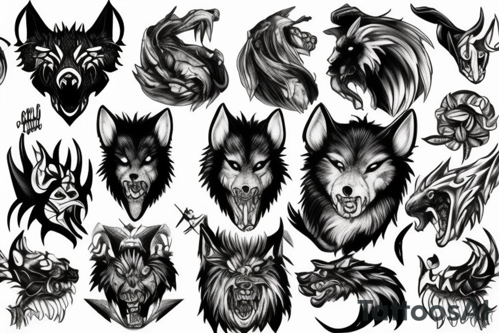 Fenrir tattoo idea
