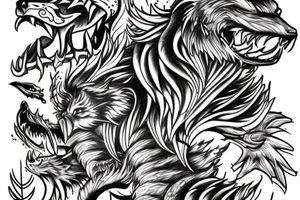 Fenrir tattoo idea