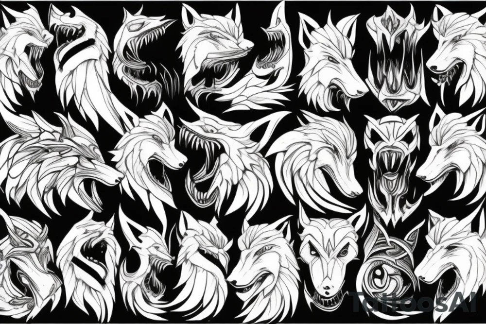 Fenrir tattoo idea