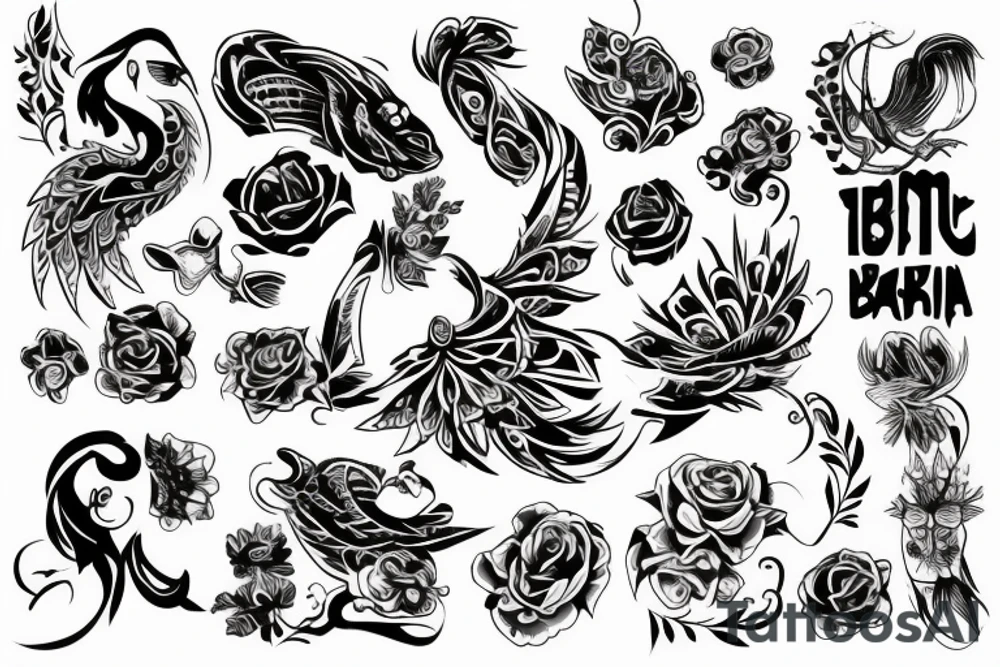 Лысый, разбитый череп tattoo idea