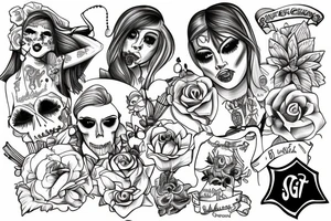 sissy faggot tattoo idea