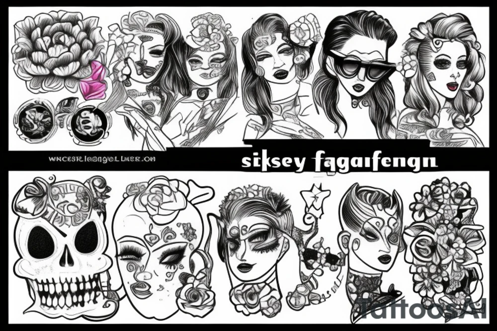 sissy faggot tattoo idea