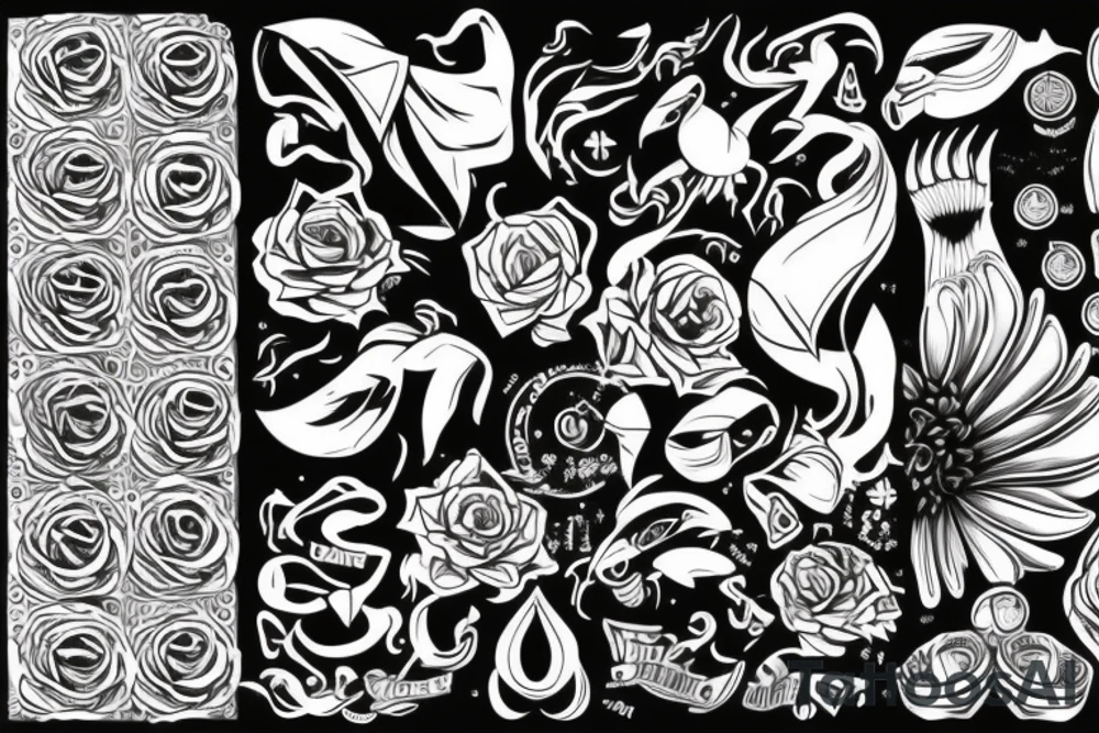 Лысый, разбитый череп tattoo idea