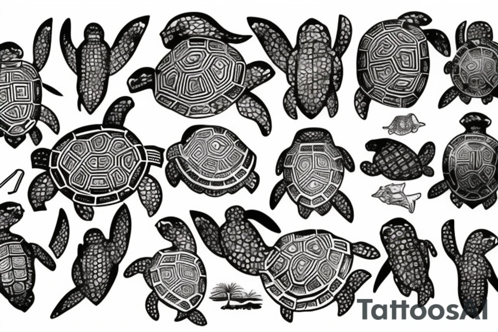 Turtle Island tattoo idea