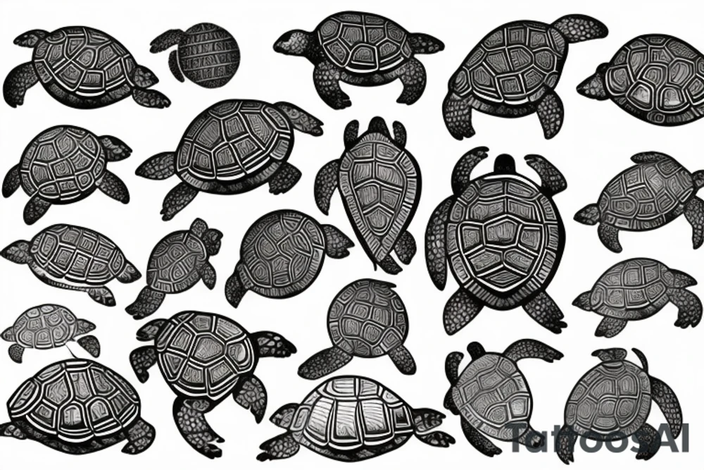 Turtle Island tattoo idea