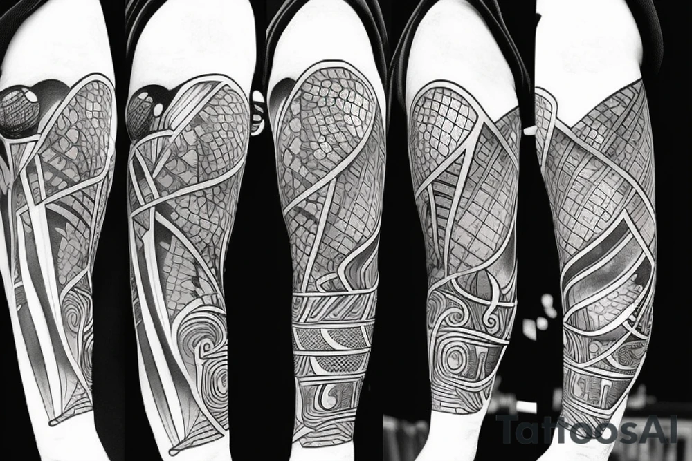 a cricket player tattoo idea