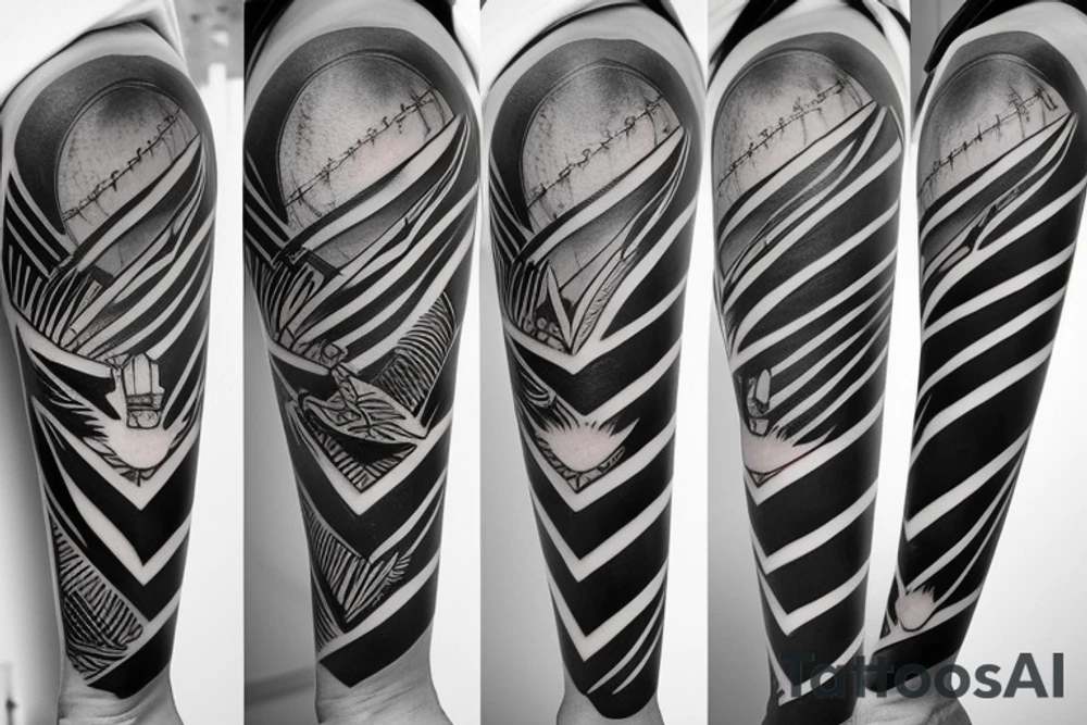 a cricket player tattoo idea