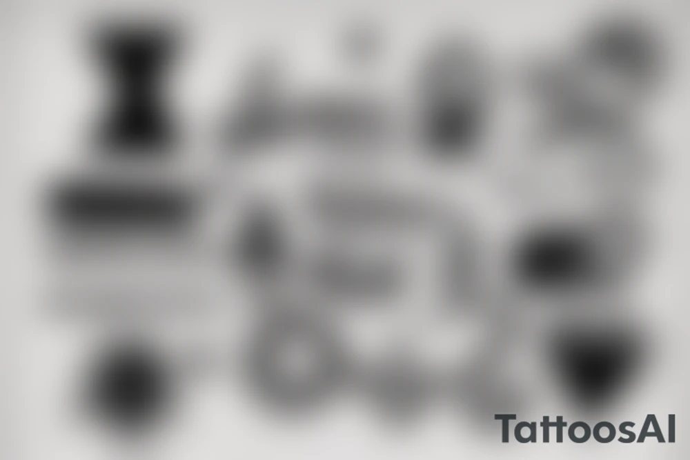 Create a really simple tattoo for a woman's wirst which will tell that after every 9 bad things in life will happen 10 good things and will be like this all over again tattoo idea