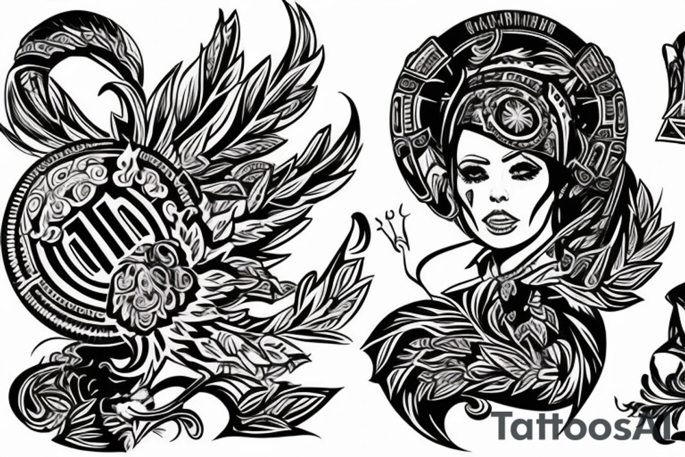 Ukrainian Cossack tattoo idea
