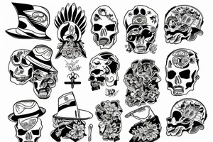 Combine the maps of Vietnam and Mexico tattoo idea