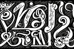 D and R letters together tattoo idea