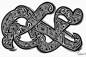R and D letters together tattoo idea