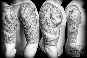 dragon forarm tattoo idea