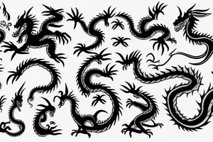 dragon forarm tattoo idea