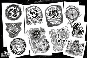 planetary sigils tattoo idea